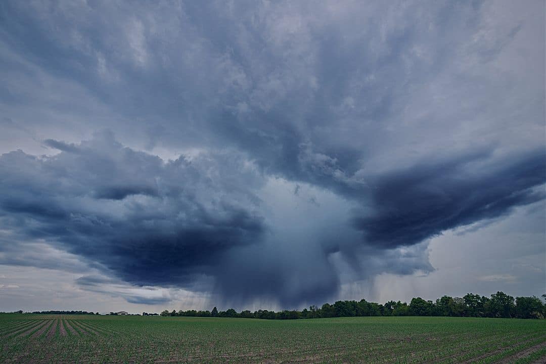 Storm clouds rolling in