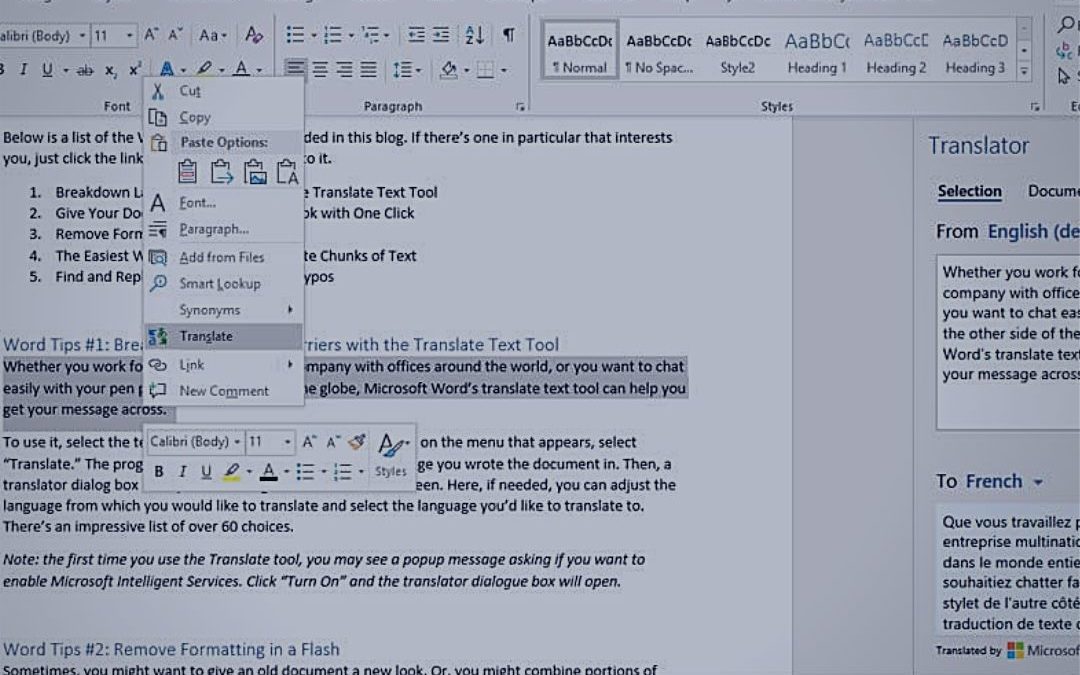 5 Awesome Word Tips to Make Document Creation a Breeze