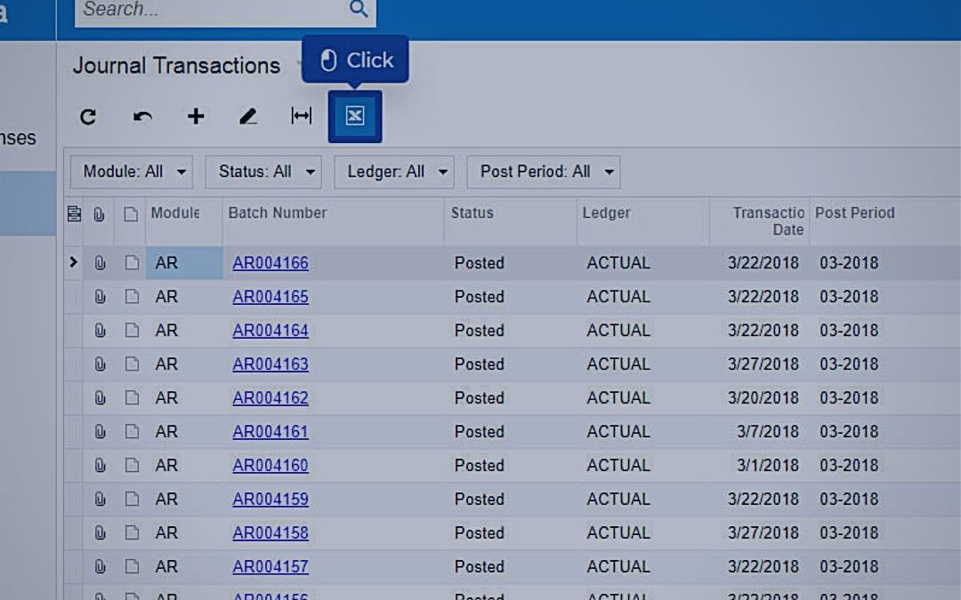 Acumatica Pro Tip: How to Export Data to Excel