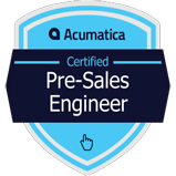 Acumatica Certified Pre-Sales Engineer Badge