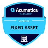 Acumatica Certified Fixed Assets Badge