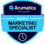 Acumatica Certified Marketing Specialist Badge