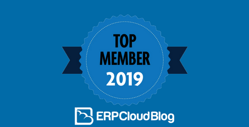 ERP Cloud Top Member 2019 badge