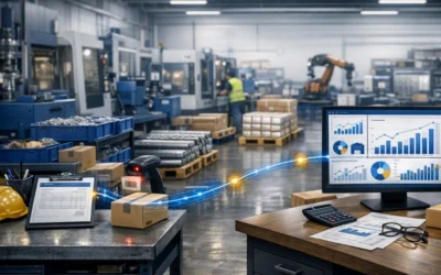 Shop floor to financials: what data should flow automatically in a modern ERP?